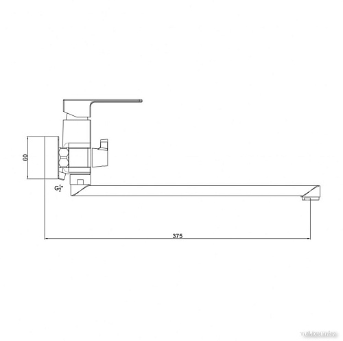 Смеситель Gross Aqua Edge 2800880C-35F