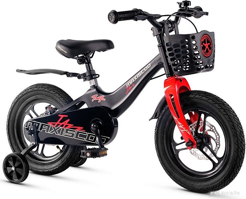 Детский велосипед Maxiscoo Jazz Pro 14 2025 MSC-J1445P (обсидиан)