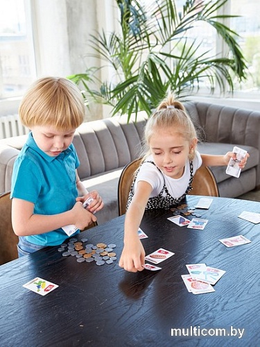 Развивающая игра Десятое королевство Денежка. Играем в магазин. Покупаем одежду и обувь 03573