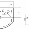 Умывальник Santek Азов-40 41x29 [1.WH11.0.254]