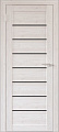 Межкомнатная дверь Юни Бона 01 (ч) 70x200 (лиственица сибиу/черное белое)