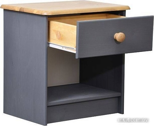 Тумба Диприз Хаба Д 1411.2 (серый воск/антик)