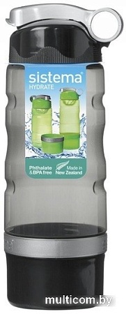 Бутылка для воды Sistema 535 (черный)