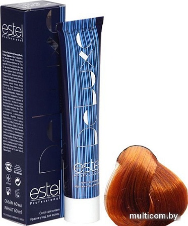 Estel Professional De Luxe 8/44 светло-русый медный интенсивный