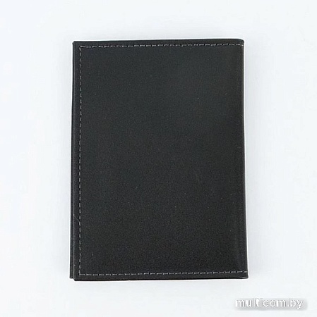 Обложка на документы Poshete 604-119NPK-BGN (черный)