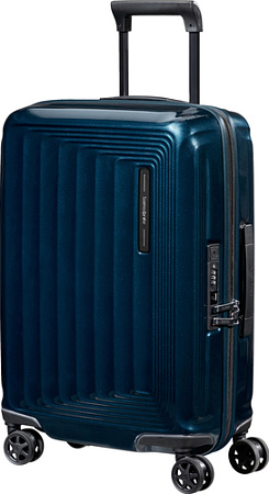 Чемодан-спиннер Samsonite Nuon Metallic Dark Blue 55 см