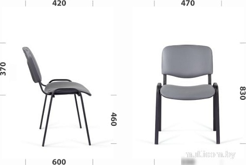 Офисный стул UTFC Изо BL (Z10 темно-коричневый)