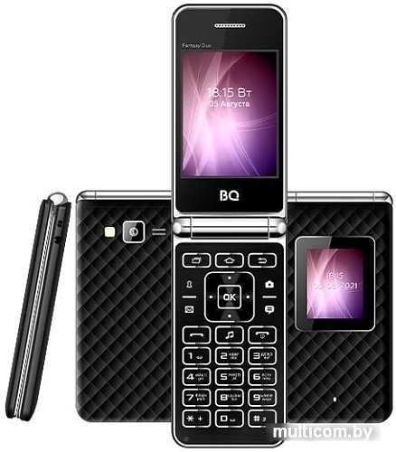Мобильный телефон BQ-Mobile BQ-2841 Fantasy Duo (черный)