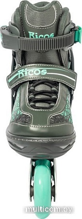 Роликовые коньки Ricos Anomaly PW-132B S (р. 33-36, салатовый/зеленый)