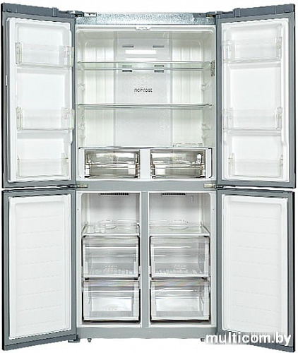 Четырёхдверный холодильник Hiberg RFQ-490DX NFGP