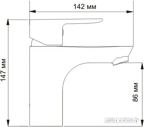 Смеситель Wasserkraft Leine 3503