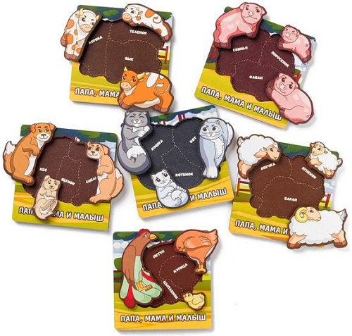 Сортер Rugo Мама, папа и малыш. Деревня MomDadKidV