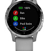 Умные часы Garmin Vivoactive 4s (серый/серебристый)