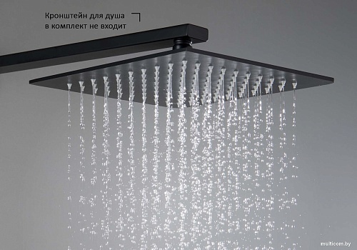 Верхний душ Aquatek AQ2076MB (черный матовый)