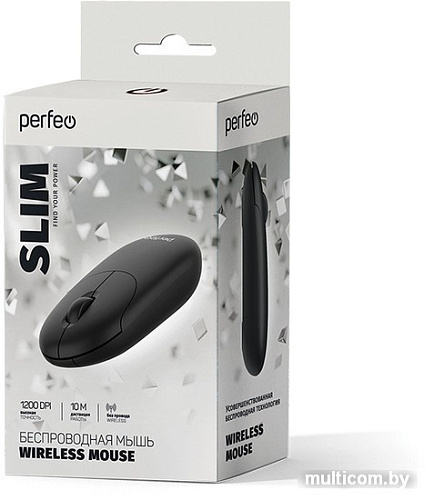 Мышь Perfeo Slim (черный)