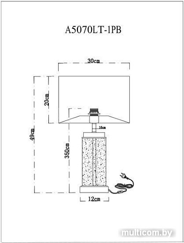 Ночник Arte Lamp A5070LT-1PB