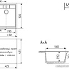 Кухонная мойка Mixline ML-GM28 552182 (ультра-белый)