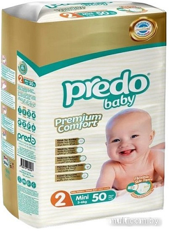 Подгузники Predo Baby №2 3-6 кг (50 шт)