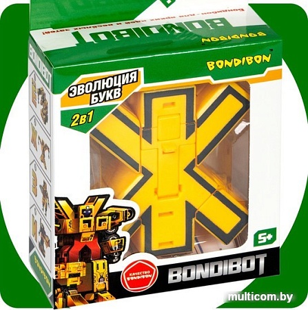 Трансформер Bondibon Bondibot Буква Ж ВВ5493