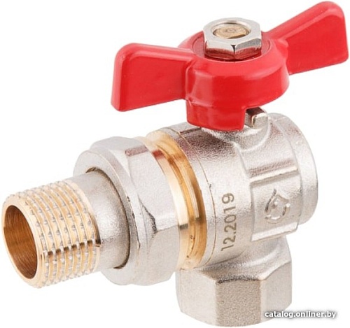 Запорная арматура AV Engineering Шаровой кран угловой бабочка НР-ВН 1" AVE094001E