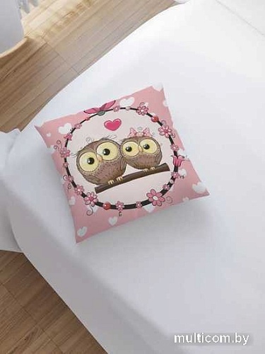 Чехол на подушку JoyArty Любовные сплетни sl_10795