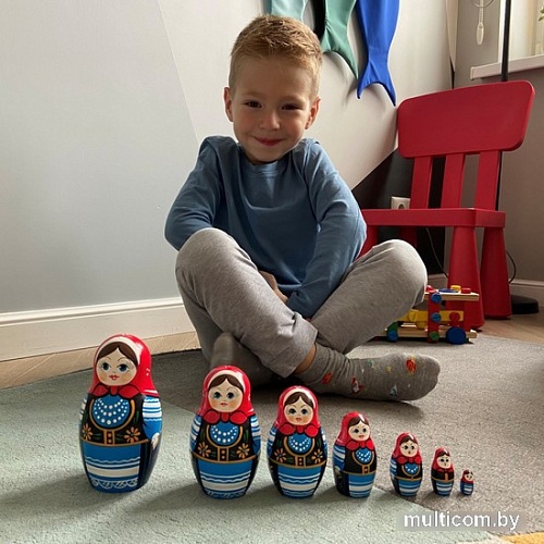 Развивающая игра Брестская Матрешка В польском народном костюме (набор 7 шт)