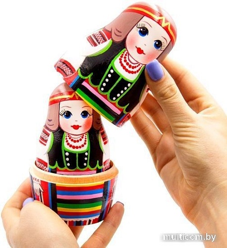 Развивающая игрушка Брестская Матрешка Матрешка Домачевский строй (набор 7 шт)