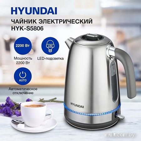 Электрический чайник Hyundai HYK-S5806