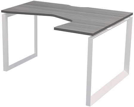 Стол Программа Техно Аргентум-МП НТМП.О-040 правый (лиственница/белый)