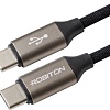 Кабель Robiton P22 USB Type-C - USB Type-C (1 м, черный)