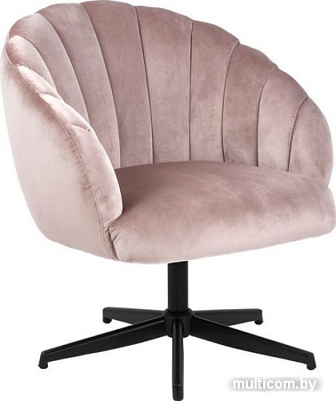 Интерьерное кресло Actona Daniella 0000086391 (пыльная роза/металл черный)