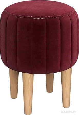 Пуфик Mio Tesoro Амма круглый (винный №63)