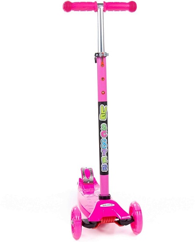 Двухколесный детский самокат Полесье 0072 94490 (малиновый)