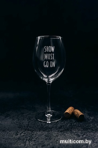 Бокал для вина Мастерская TrueLaser Show must go on BV535