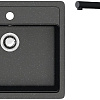 Кухонная мойка Berge BR-5750 + смеситель AM.PM Like Like F8005022 (черный)