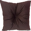 Декоративная подушка Sled Квадратная 40x40x12 (шоколадный)