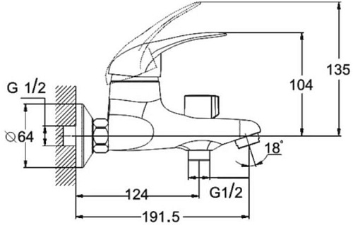 Смеситель Econoce EC0361