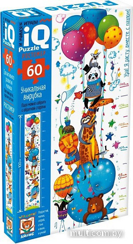 Мозаика/пазл Айрис-Пресс IQ Макси Ростомер. Мой веселый цирк 27833