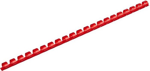 Пластиковая пружина для переплета ProMega Office A4 10 мм 100 шт 255089 (красный)