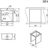 Кухонная мойка Granula GR-4600 (золото сатин)