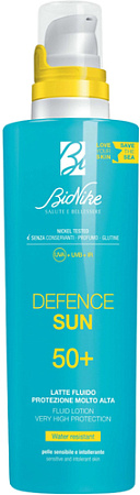 Лосьон солнцезащитный BioNike Defence Sun Fluid Lotion 50+ 200 мл