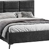 Кровать Трия Делана Тип 1 с подъемным механизмом 160x200 (микровелюр Wellmart Graphite)