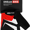 Перчатки Dream Bike 7690586 (XL, белый/черный/красный)