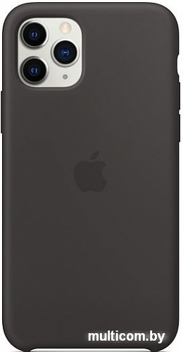 Чехол Apple Silicone Case для iPhone 11 Pro (черный)