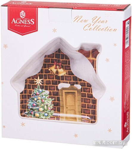 Тарелка обеденная Agness 358-2104