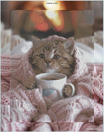Феникс+ Котенок в пледе 68635