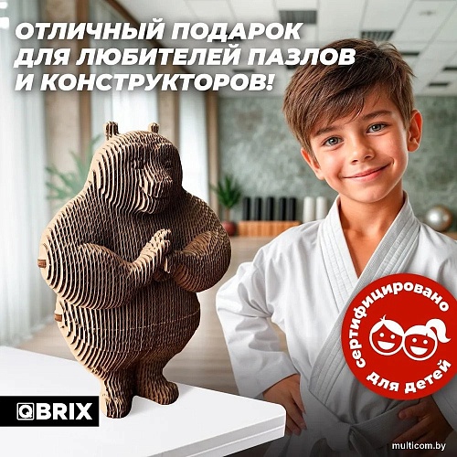 Конструктор QBRIX Панда 3D 20079