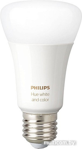 Светодиодная лампа Philips Hue E27 2000K-6500K 9 Вт