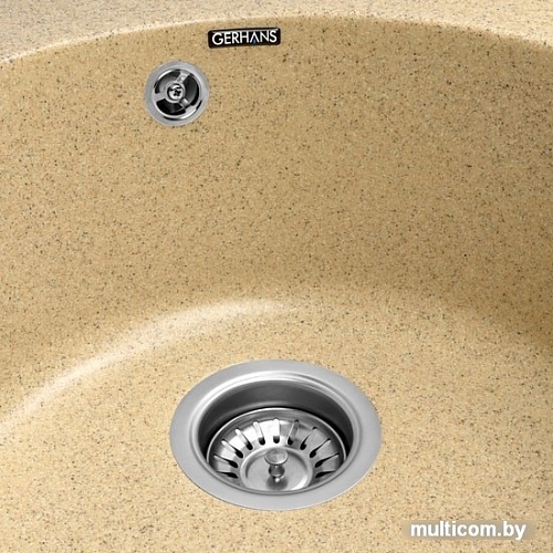 Кухонная мойка Gerhans A04 (песочный)