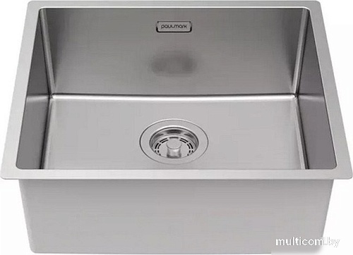 Кухонная мойка Paulmark Lassan 49 UNI LA49-BS (стальной/брашированная сталь)